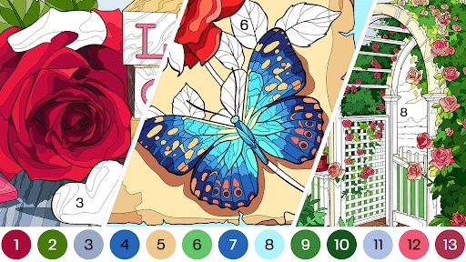 Gameplay screenshot 2 from Tap Color Pro: Color By Number - Board game